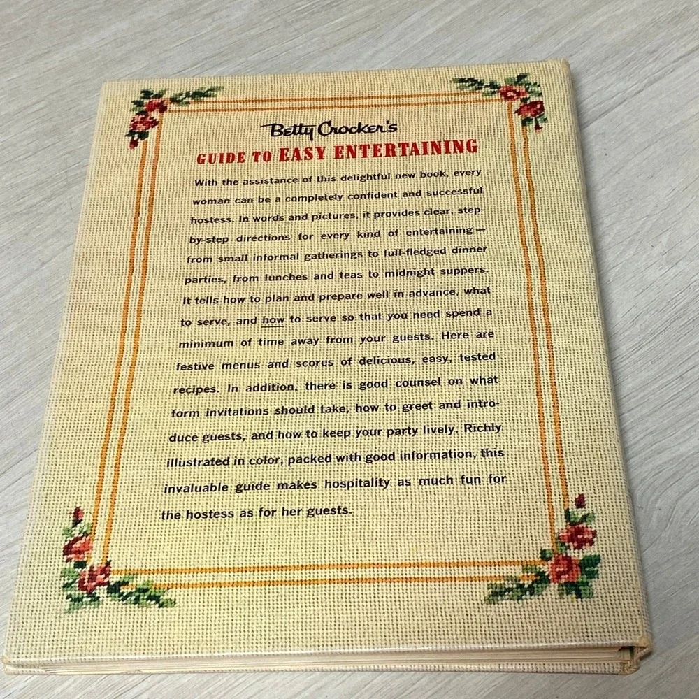 Betty Crocker Guide to Easy Entertaining 1959 First Edition Spiral Cookbook